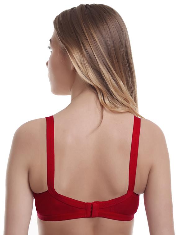 bow patch solid minimizer bra - 16281799 - Zoom Image - 2