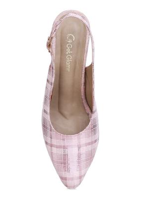 pink back strap sandals - 16282004 - Standard Image - 4