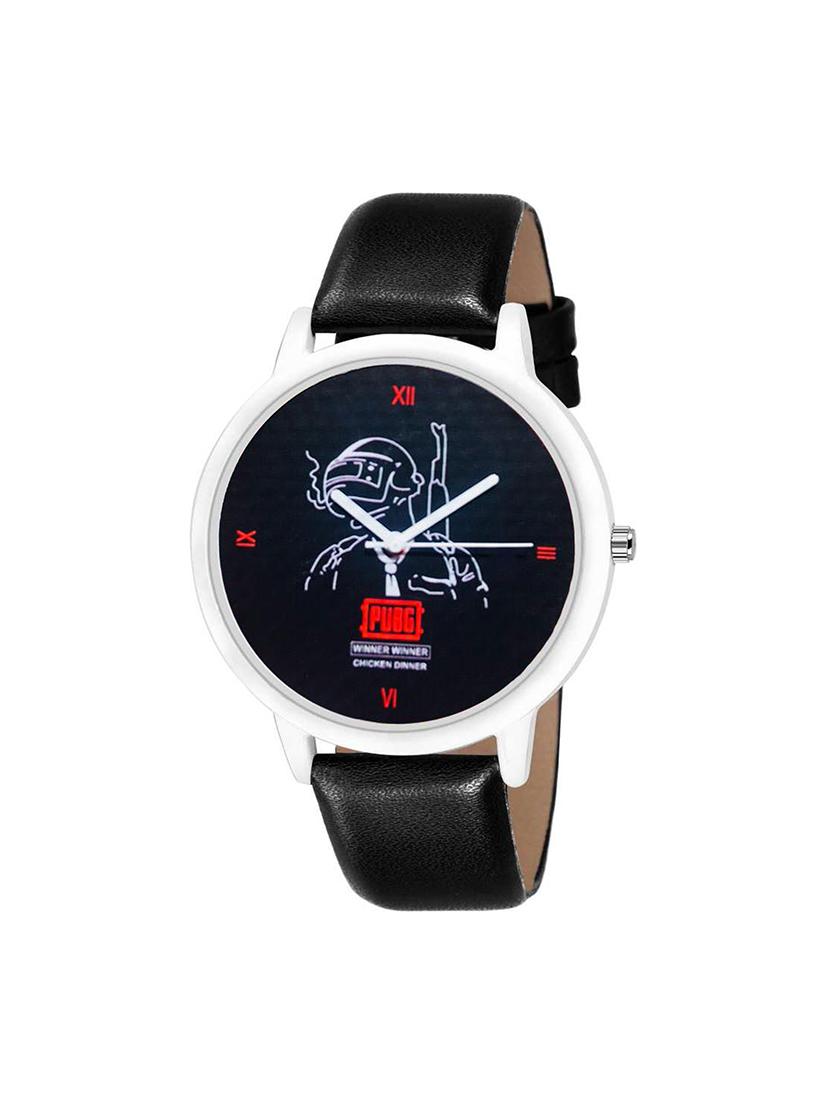 Shunya Pubg Printed Black Dial Analog Watch - For Men - 16282392 - Zoom Image - 1