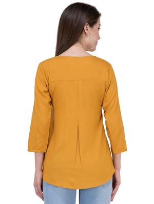 gather detail embroidered top - 16282548 - Standard Image - 3