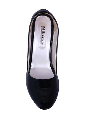 black slip on pumps - 16285072 - Standard Image - 4
