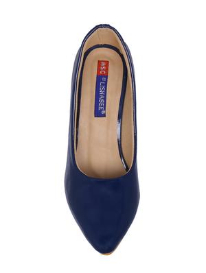 navy blue slip on pumps - 16285077 - Standard Image - 4