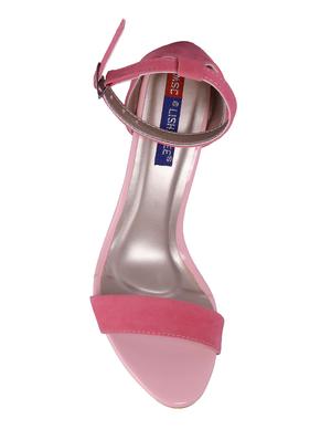 pink ankle strap sandals - 16285084 - Standard Image - 4