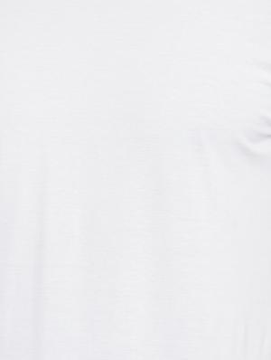 white solid t-shirt - 16285674 - Standard Image - 5