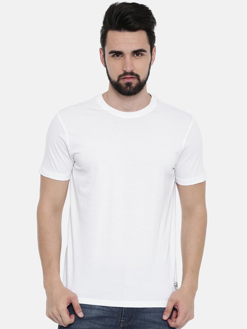 white solid t-shirt - 16285674 - Zoom Image - 1