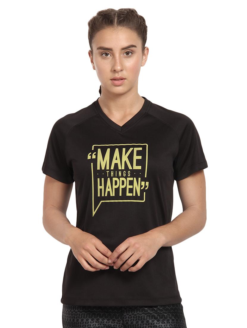 v neck graphic tee - 16285756 - Zoom Image - 1