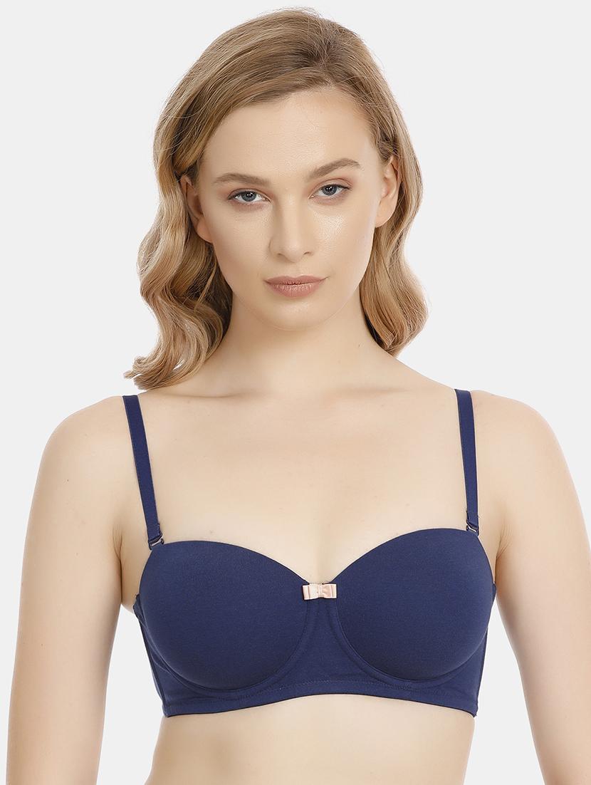 bow patch balconette bra - 16285821 - Zoom Image - 1