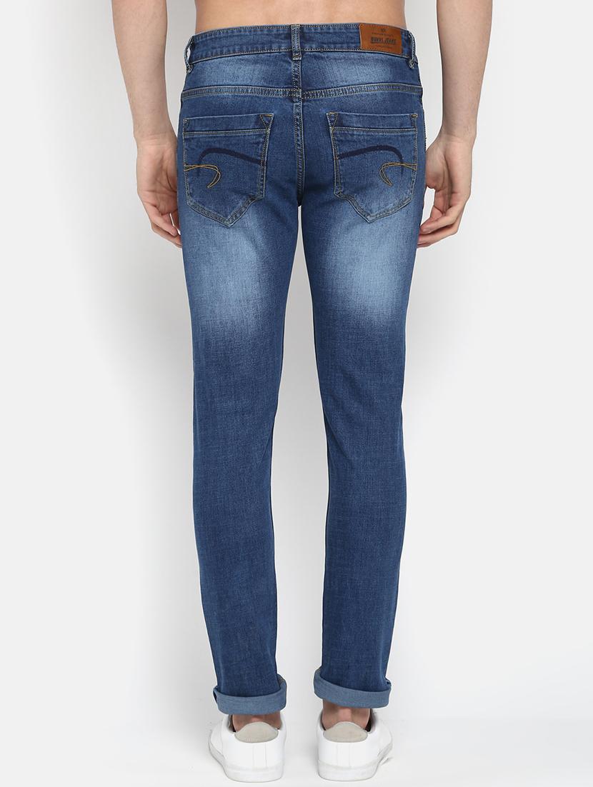 blue denim heavy washed jeans - 16285843 - Zoom Image - 3