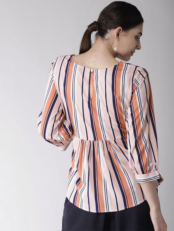 tie knot front striprd top - 16286196 - Zoom Image - 3