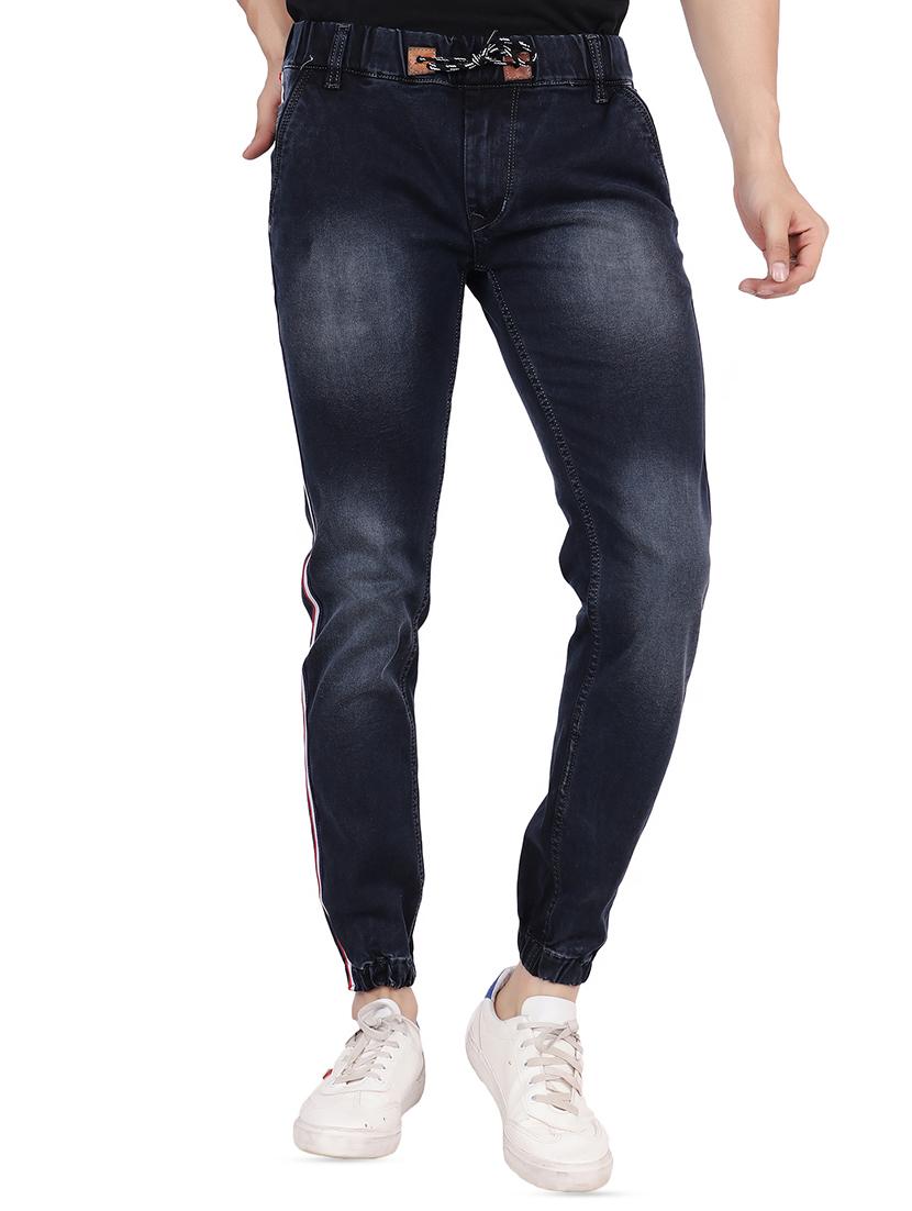 blue denim jogger - 16286419 - Zoom Image - 1