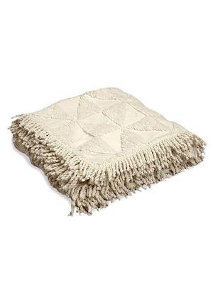 saral home soft cotton unique firki design tufted throw/ sofacover -140x160 cm - 16286953 - Standard Image - 2