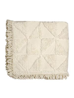 saral home soft cotton unique firki design tufted throw/ sofacover -140x160 cm - 16286953 - Standard Image - 3