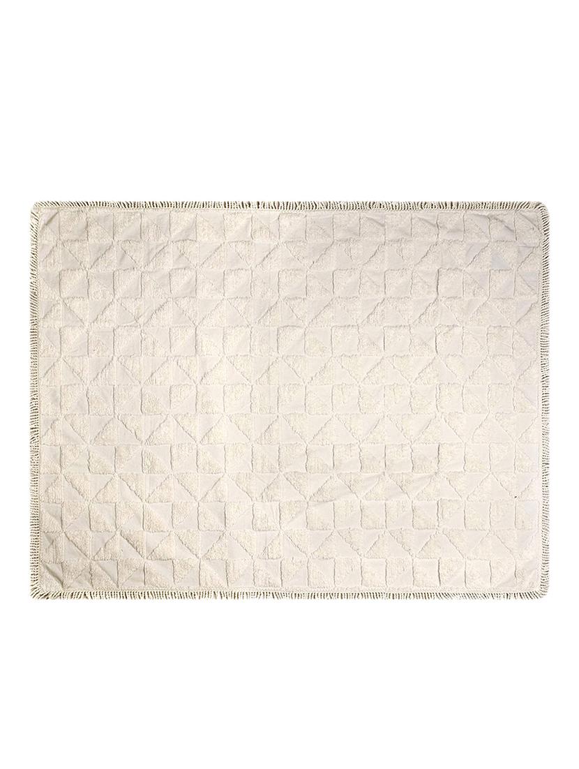 saral home soft cotton unique firki design tufted throw/ sofacover -140x160 cm - 16286953 - Zoom Image - 4