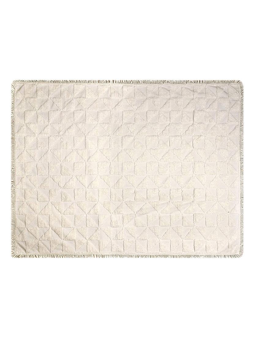 saral home soft cotton unique firki design tufted throw/ sofacover -140x210 cm - 16286955 - Zoom Image - 4