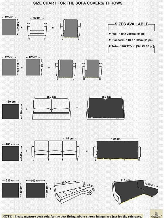 saral home soft cotton unique firki design tufted throw/ sofacover -140x210 cm - 16286955 - Zoom Image - 6