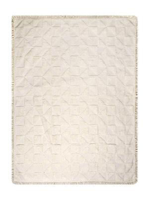 saral home soft cotton unique firki design tufted throw/ sofacover -140x125 cm - 16286956 - Standard Image - 5