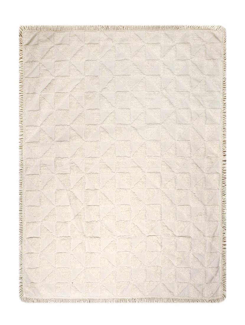 saral home soft cotton unique firki design tufted throw/ sofacover -140x125 cm - 16286956 - Zoom Image - 5