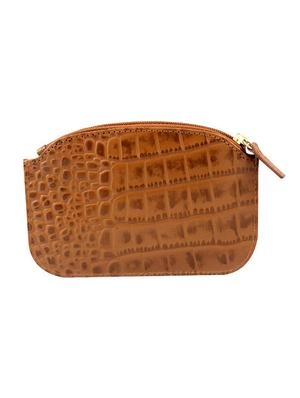 tan leather regular pouch - 16287088 - Standard Image - 2