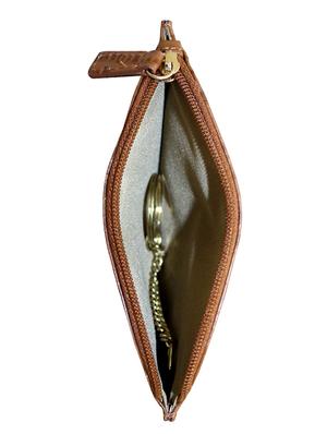 tan leather regular pouch - 16287088 - Standard Image - 3