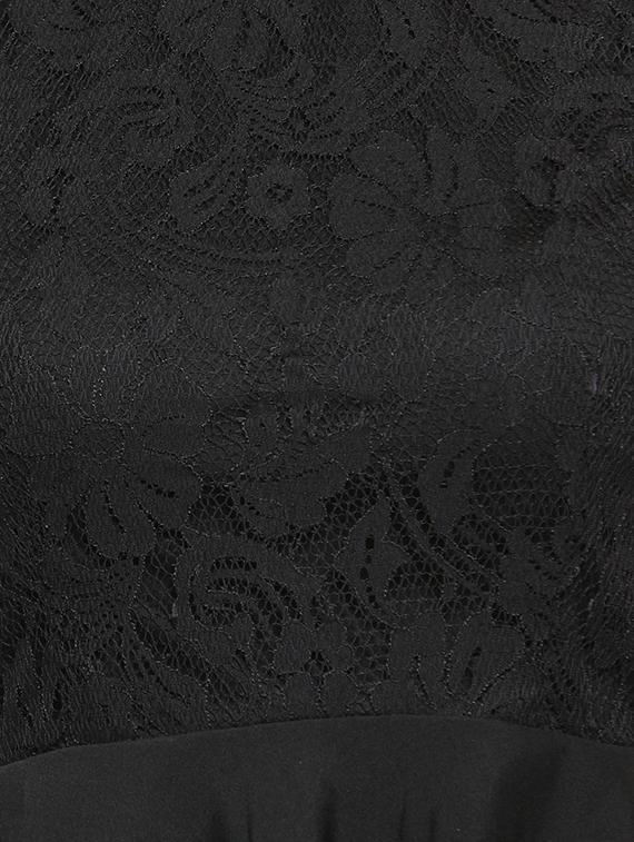 lace detail layered a line dress - 16287112 - Zoom Image - 5