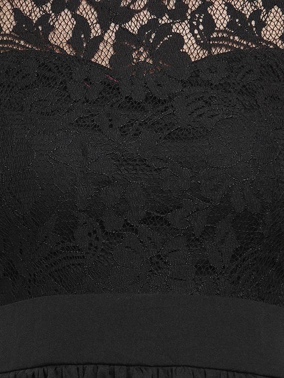 lace detail a line dress - 16287115 - Zoom Image - 5