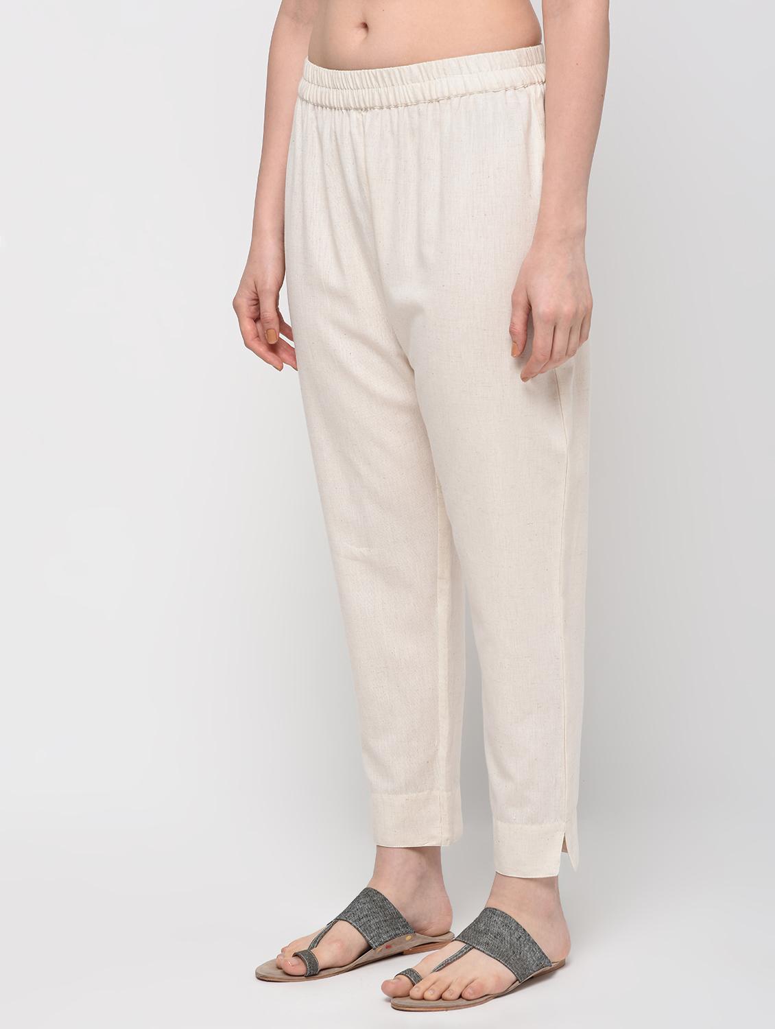 solid straight tapered pant - 16287403 - Zoom Image - 2