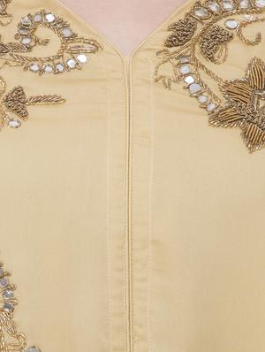embellished layered kurta - 16288095 - Standard Image - 4