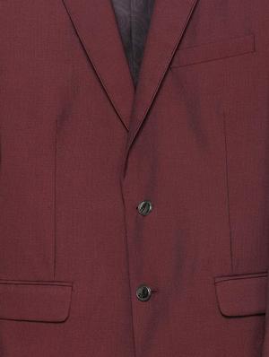 red solid single breasted suit - 16289354 - Standard Image - 4