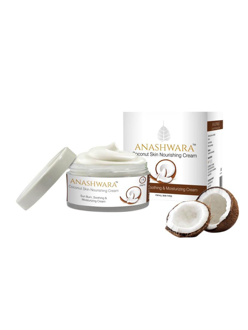 Bio Resurge Anashwara Coconut Skin Nourishing Cream for Sun Burns, Soothing and Moisturizing 50 gms - 16289371 - Zoom Image - 1