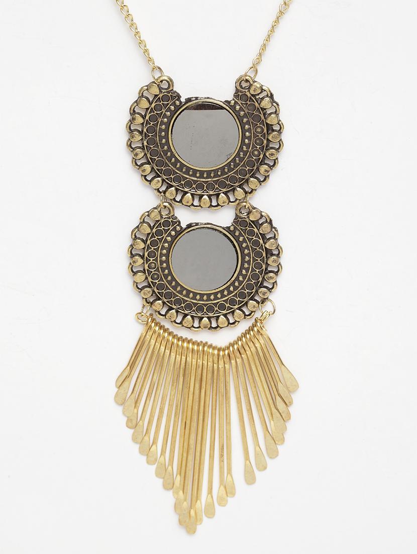 gold long necklace - 16289628 - Zoom Image - 1