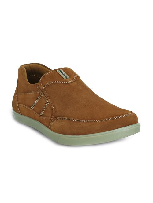 tan suede slipons - 16290165 - Standard Image - 1