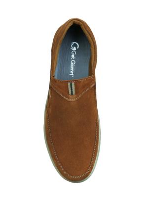 tan suede slipons - 16290165 - Standard Image - 4