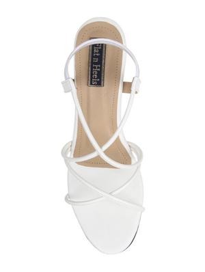 white back strap sandals - 16290313 - Standard Image - 4