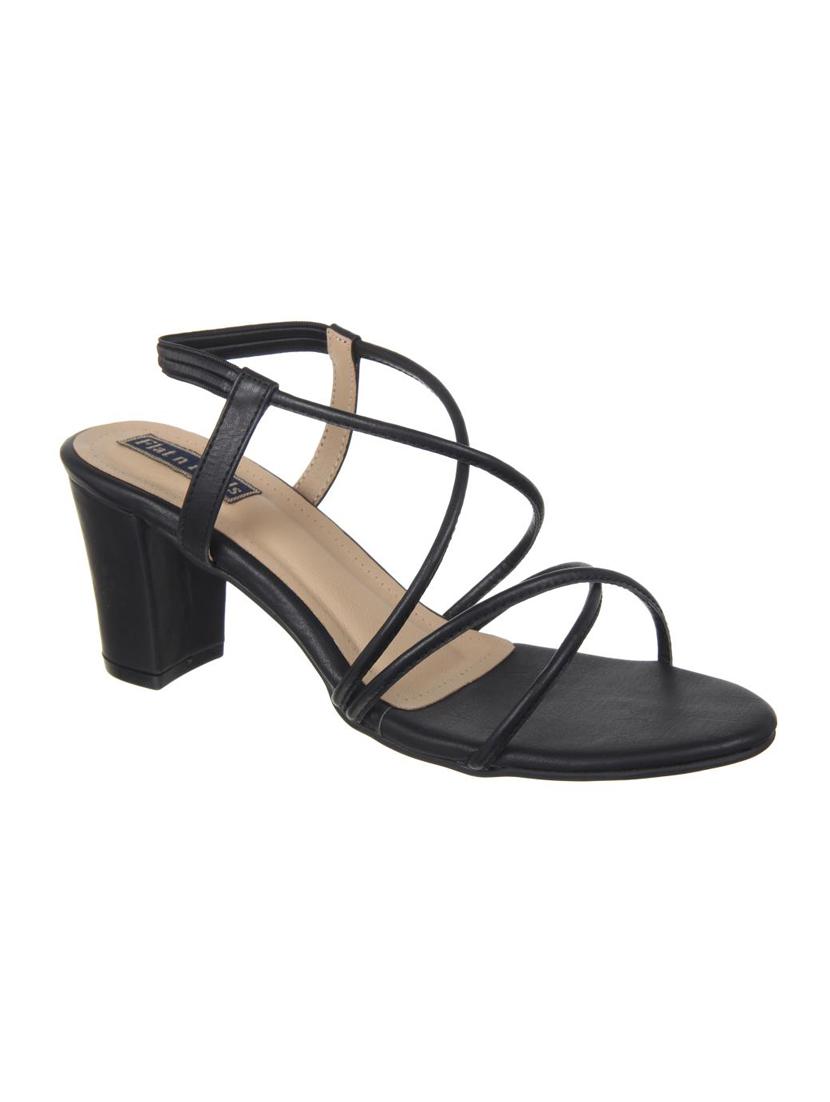 black ankle strap sandals - 16290314 - Zoom Image - 1
