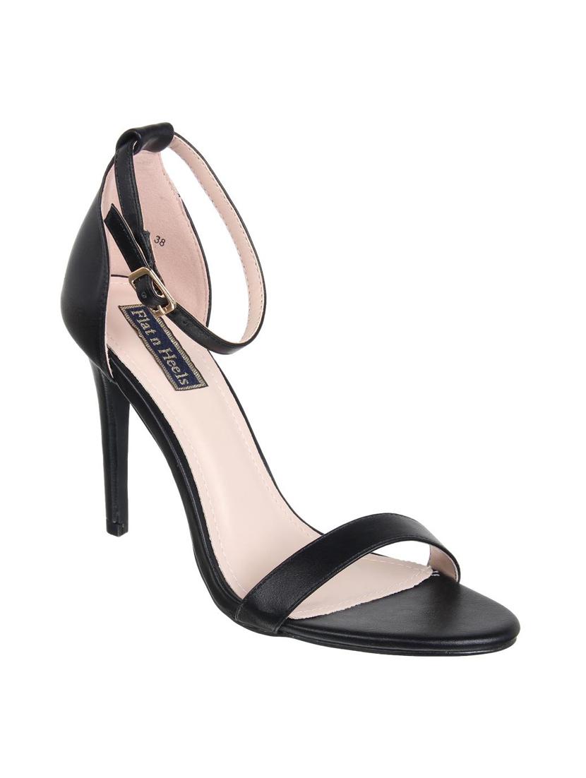 black ankle strap sandals - 16290323 - Zoom Image - 1