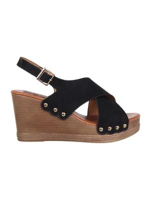 black ankle strap wedges - 16290327 - Standard Image - 2