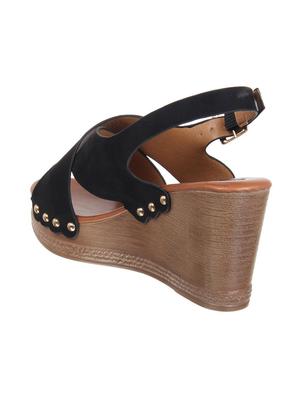 black ankle strap wedges - 16290327 - Standard Image - 3