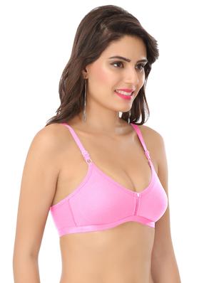 bow patch solid bra - 16290933 - Standard Image - 2
