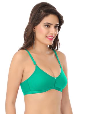 bow patch solid bra - 16291481 - Standard Image - 2