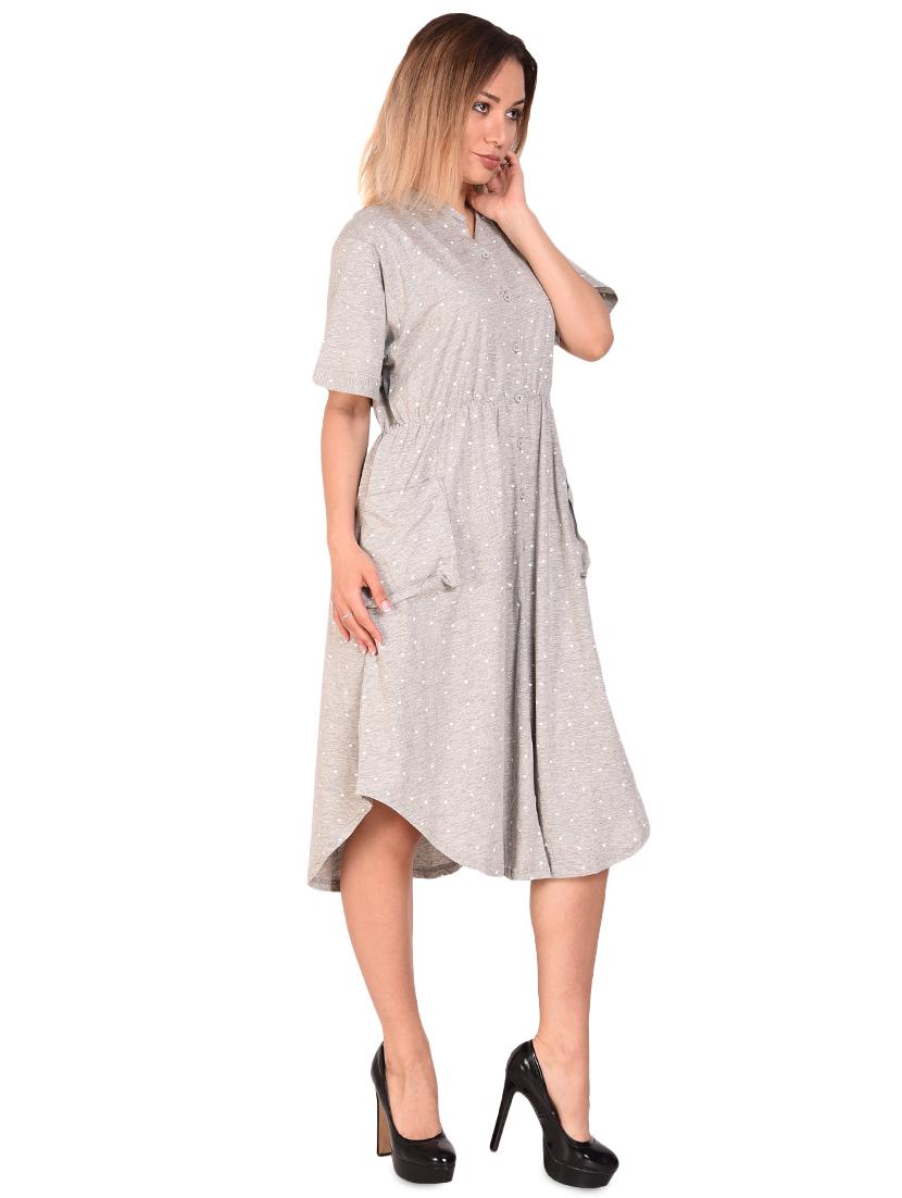 pocket patch heart print sleepshirt - 16292059 - Zoom Image - 2