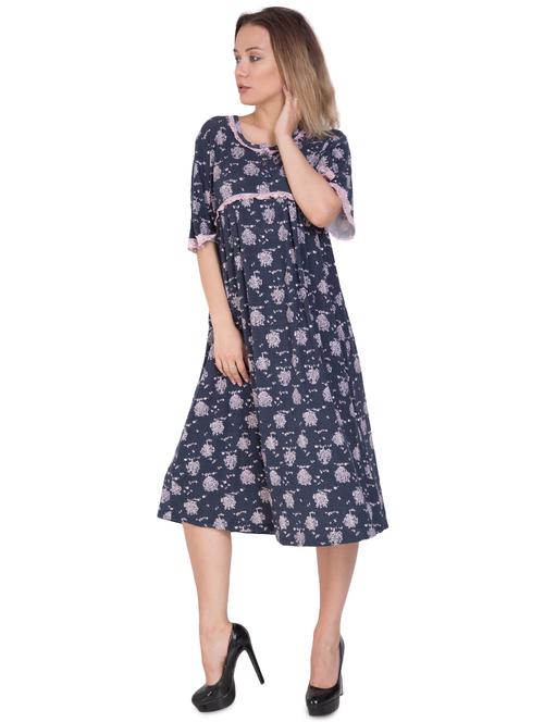 lace trim pleated nighty - 16292076 - Standard Image - 1