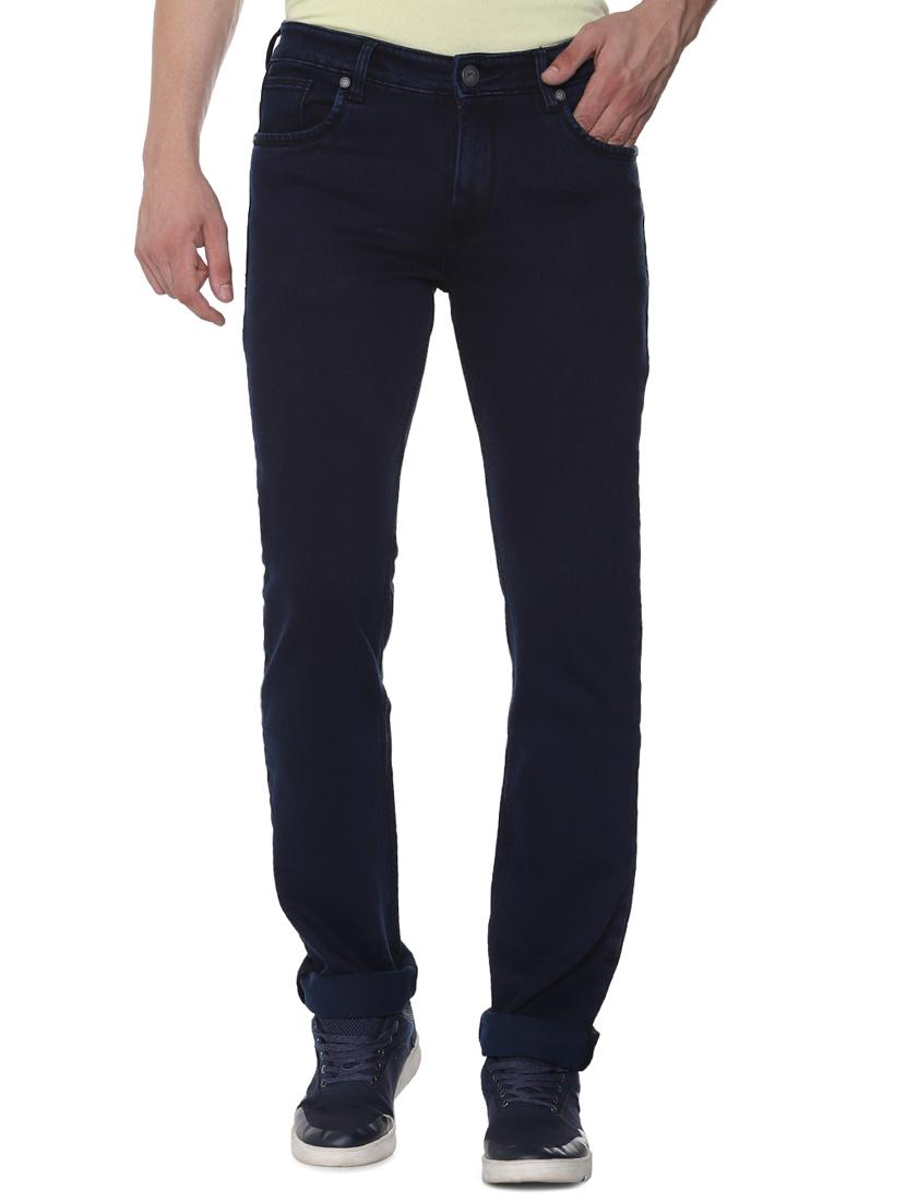 navy blue plain jeans - 16293545 - Zoom Image - 1