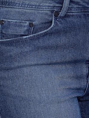 high rise denim shorts - 16293935 - Standard Image - 5