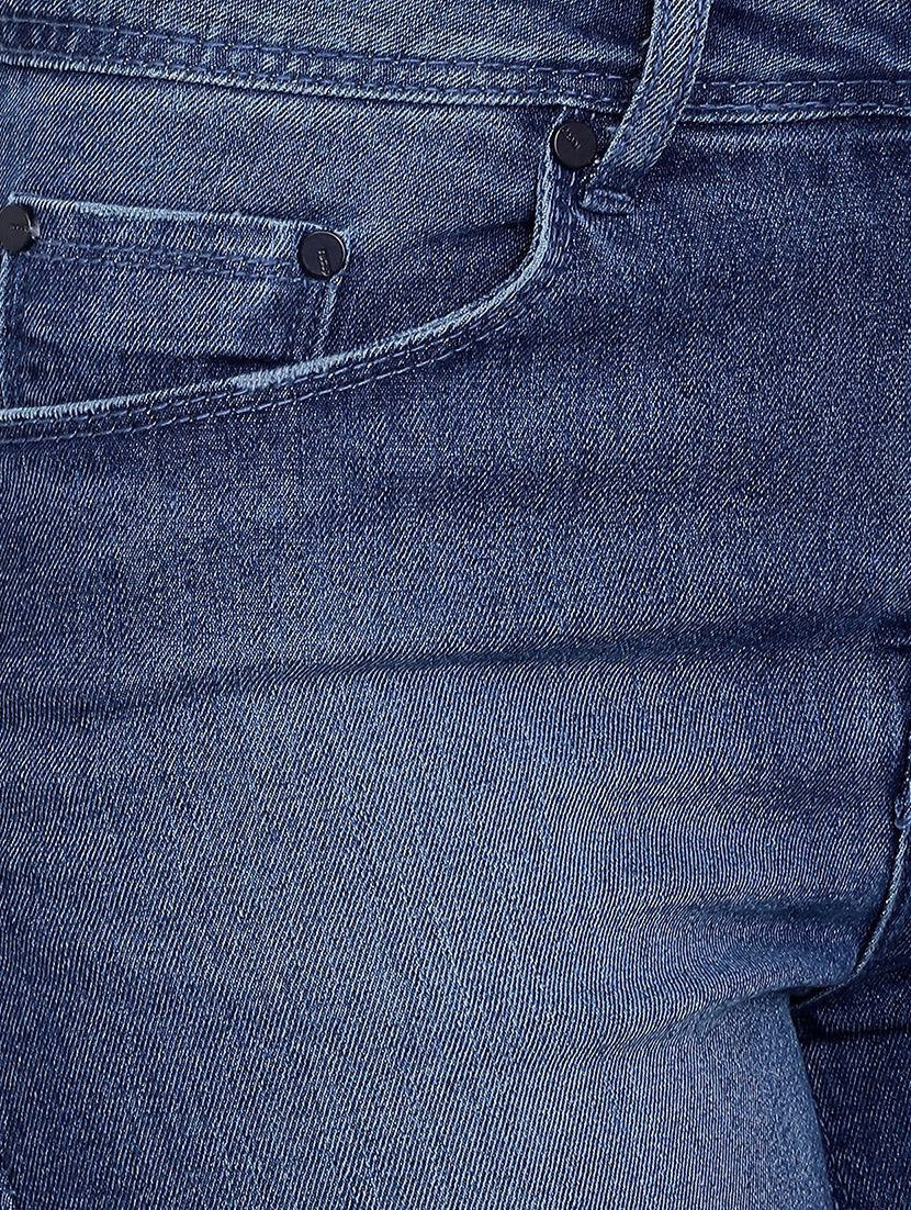 high rise denim shorts - 16293935 - Zoom Image - 5