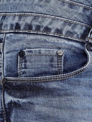 frayed hem denim shorts - 16293937 - Standard Image - 5