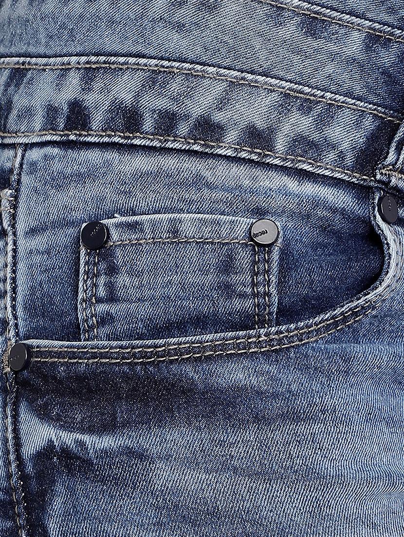 frayed hem denim shorts - 16293937 - Zoom Image - 5