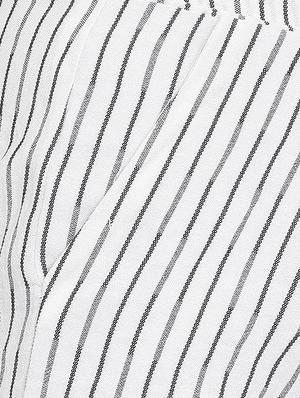 pleat detail striped shorts - 16293949 - Standard Image - 5