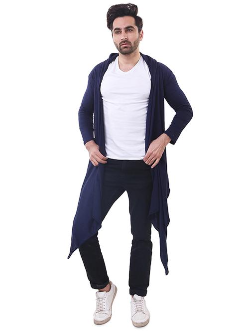 navy blue solid shrug - 16294242 - Very Small Image - 1