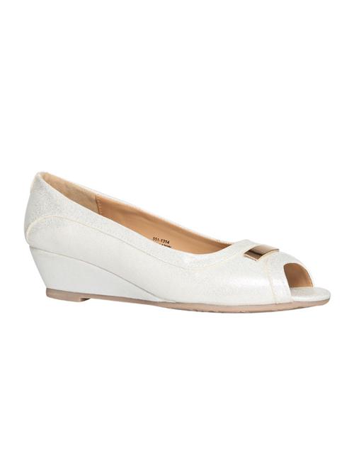 white slip on wedges - 16294406 - Very Small Image - 1