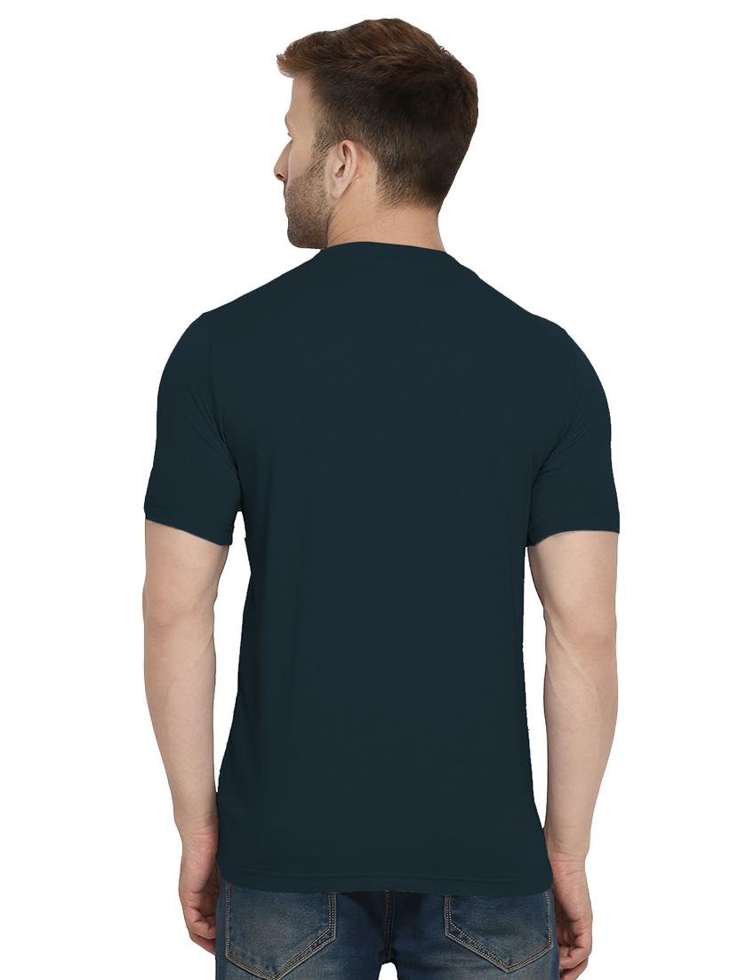 blue solid tshirt - 16296178 - Zoom Image - 3